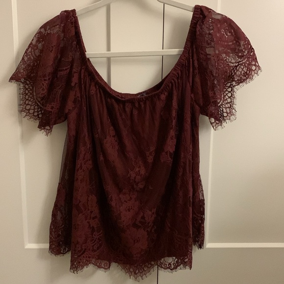 American eagle off-shoulder top size medium - Picture 3 of 8